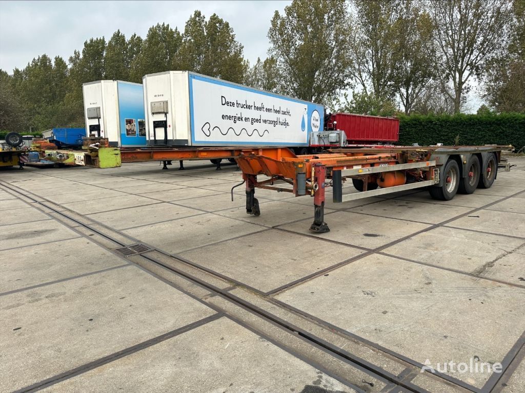 Renders 3 AS - BPW - MULTICHASSIS + DOUBLE BDF SYSTEM container chassis semi-trailer