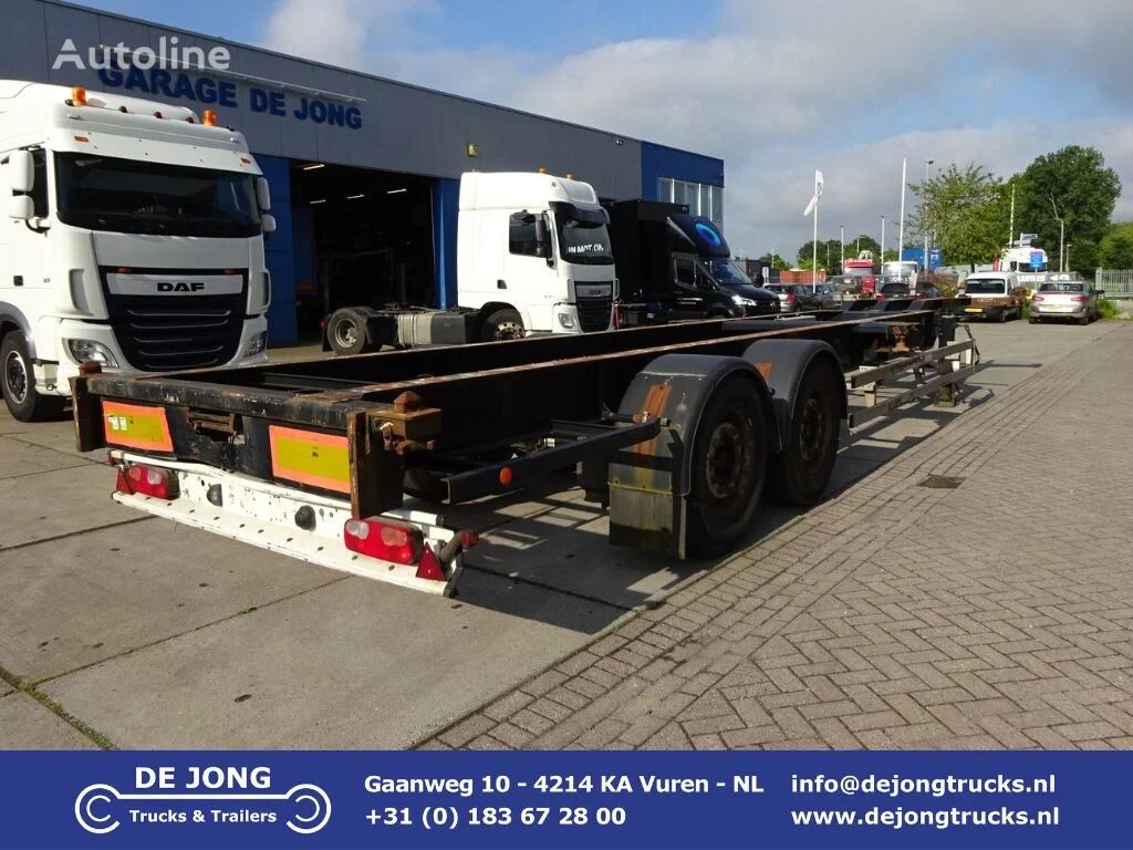 Renders / 40 FT Container chassis / Mercedes + Disc container chassis semi-trailer