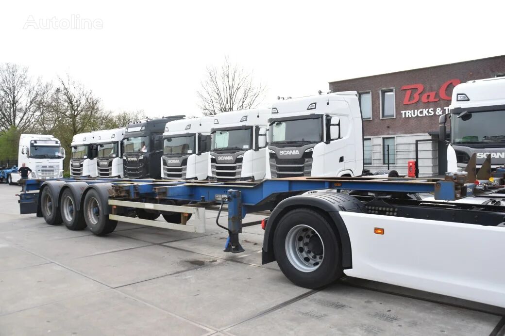 Renders - BPW AXLES - LIFT AXLE - DRUM BRAKES - EXTENDABLE REAR - container chassis semi-trailer