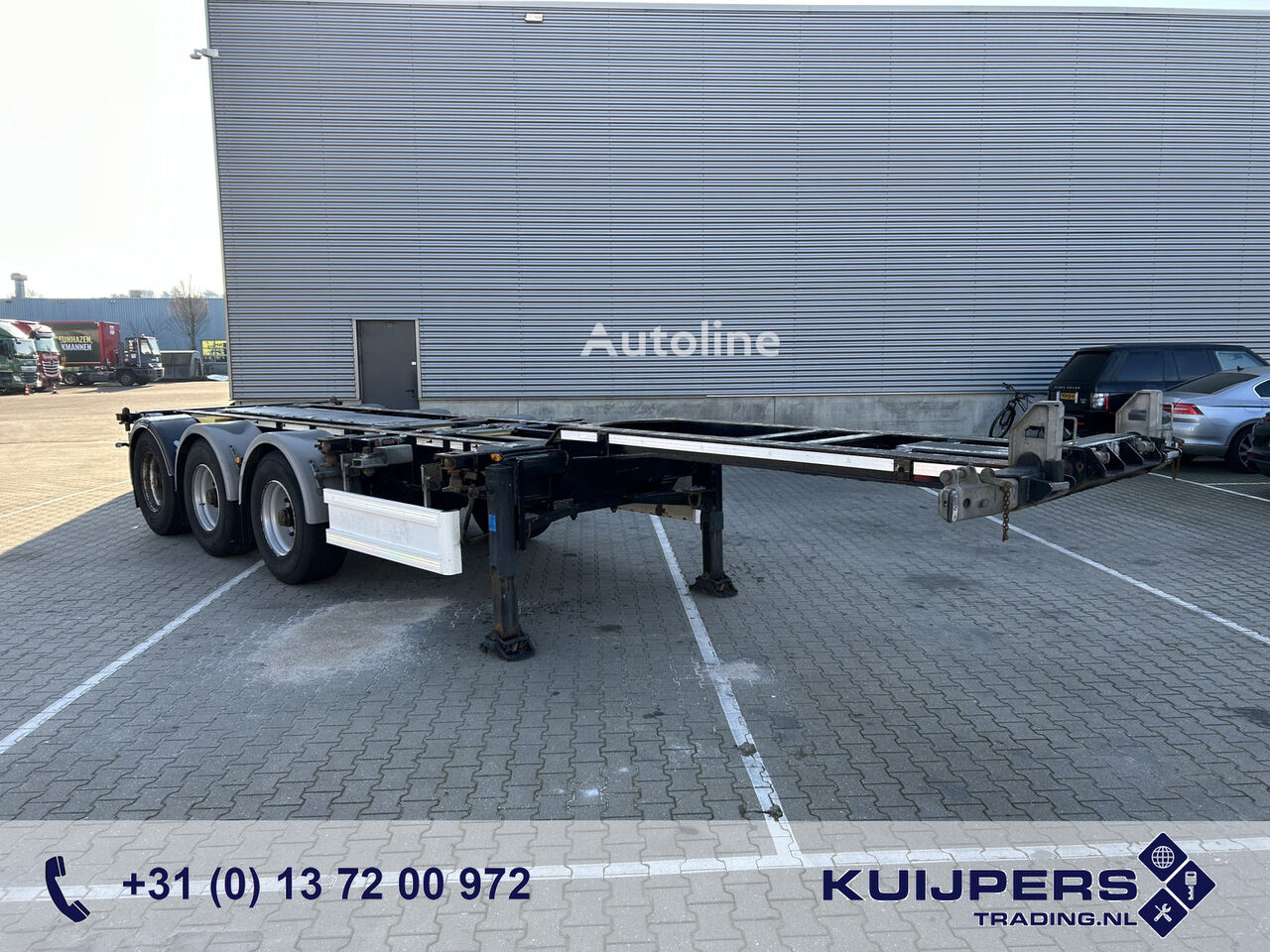 العربات نصف المقطورة شاحنة نقل الحاويات Renders Euro 800 / Multi Container Chassis - Autoline