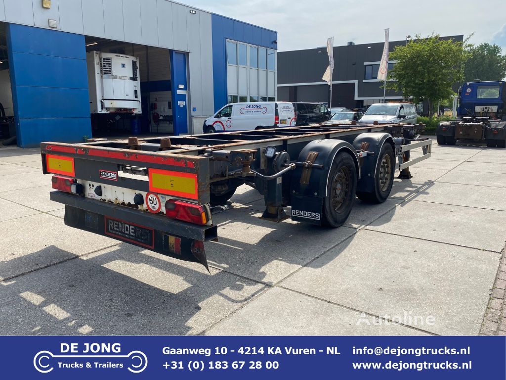 Renders RMAC9.9NA / Container aanhanger BDF / SAF + Disc poluprikolica za prevoz kontejnera - Autoline