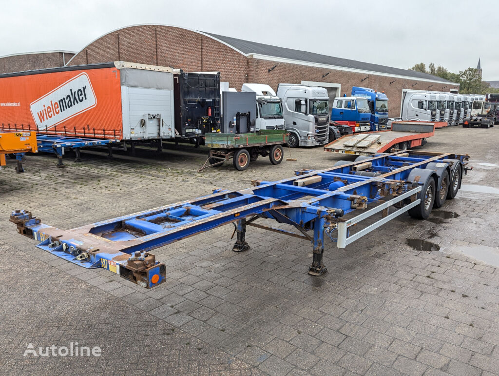 Renders ROC 12.27 CC 3-Assen MB- Lift-as - Discbrakes - 5620KG - Vast (O container chassis semi-trailer