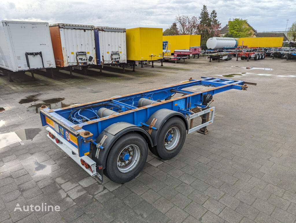 Renders ROC12.18 2-Axles ROR - DrumBrakes - 20FT Connection - 2930KG (O1 containerchassi semitrailer