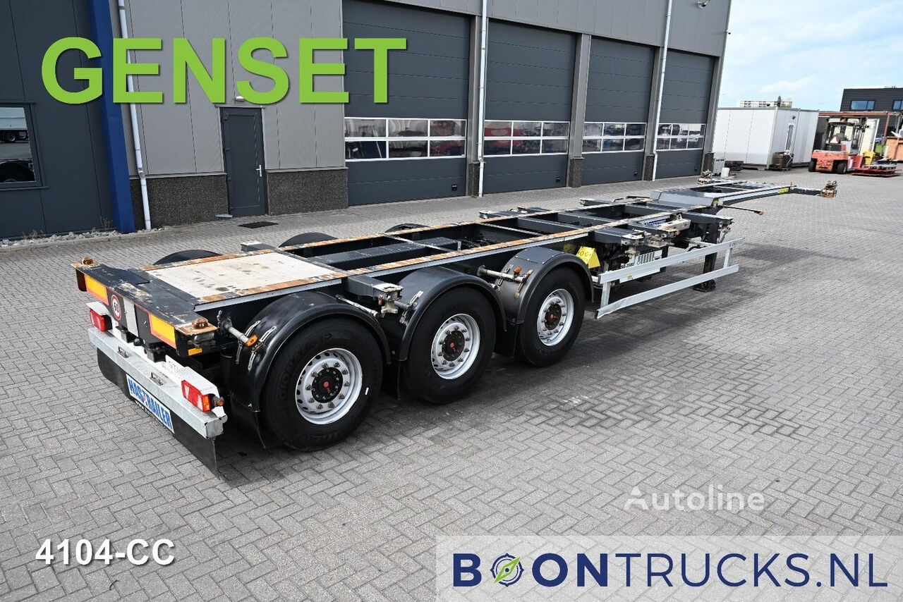 Renders Renders-has FCC08 + GENSET | 2x20-30-40-45ft HC * ADR * SAF/DISC container chassis semi-trailer - Autoline