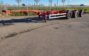 semi-remorque porte-conteneurs Renders X-steering 2x20'ft 1x30'ft en 1x40'ft, 5 new tires, lift axle