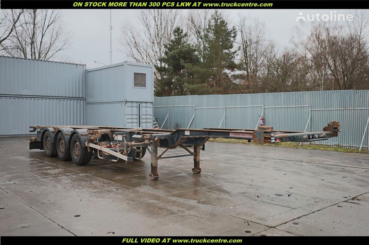 semi-remorque porte-conteneurs Schmitz Cargobull (BDF), CONTAINER 2x20", 1x40", LIFTING AXLE