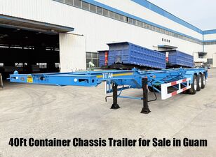 new Titan 40Ft Container Chassis Trailer for Sale in Guam container chassis semi-trailer