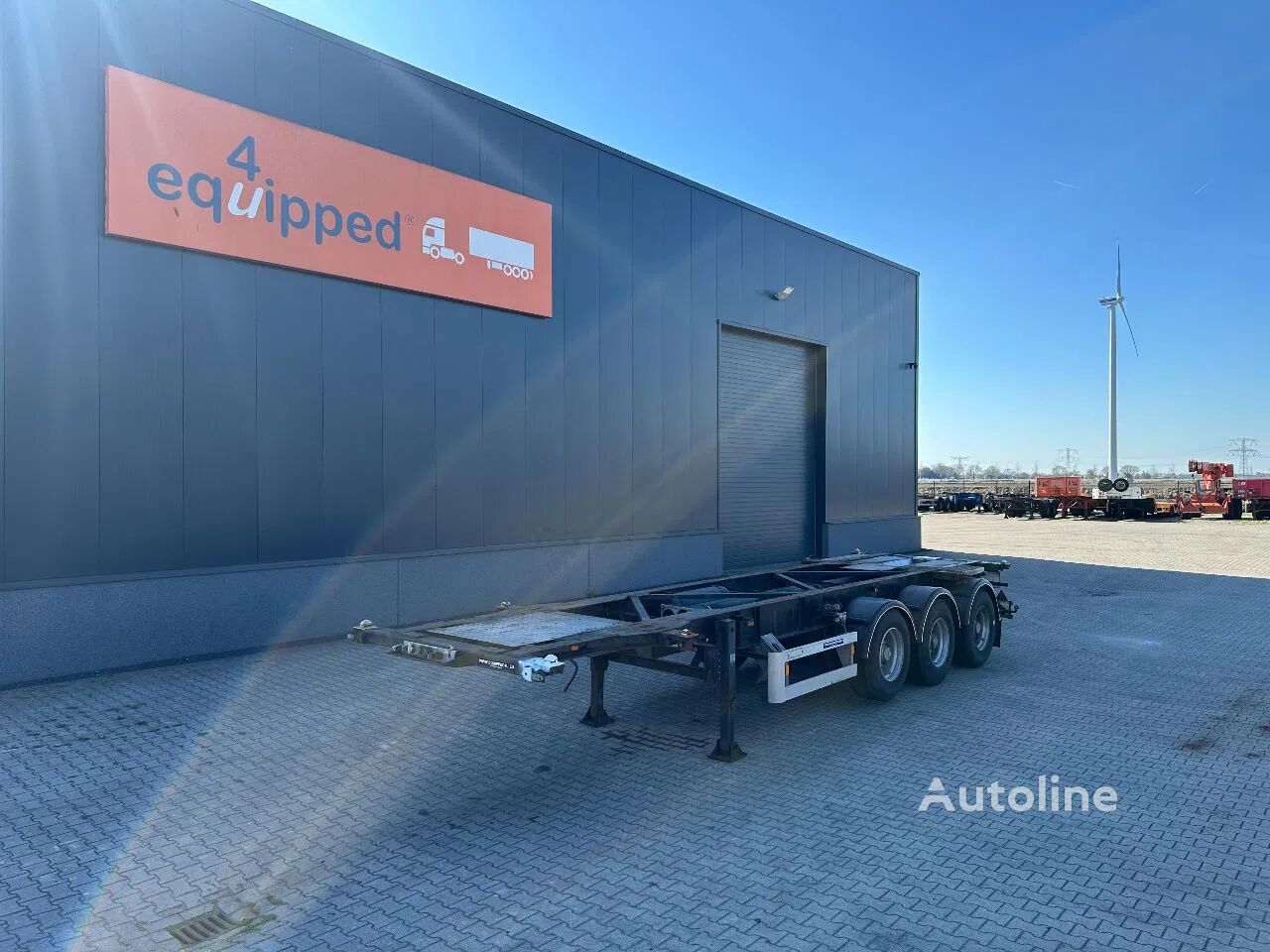 Van Hool 20FT/30FT ADR (EX/II, EX/III, FL, OX, AT) / SAF / drum / liftaxl container chassis semi-trailer - Autoline