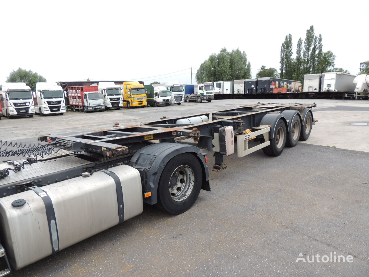 Van Hool 30' - 20' ADR Containerchassis (2x) Containerauflieger