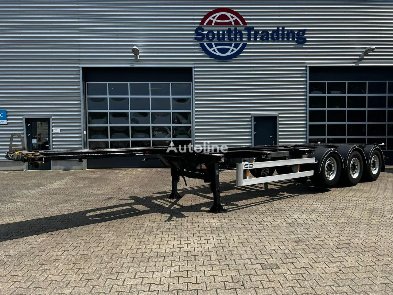 Van Hool 3B0070 container chassis semi-trailer