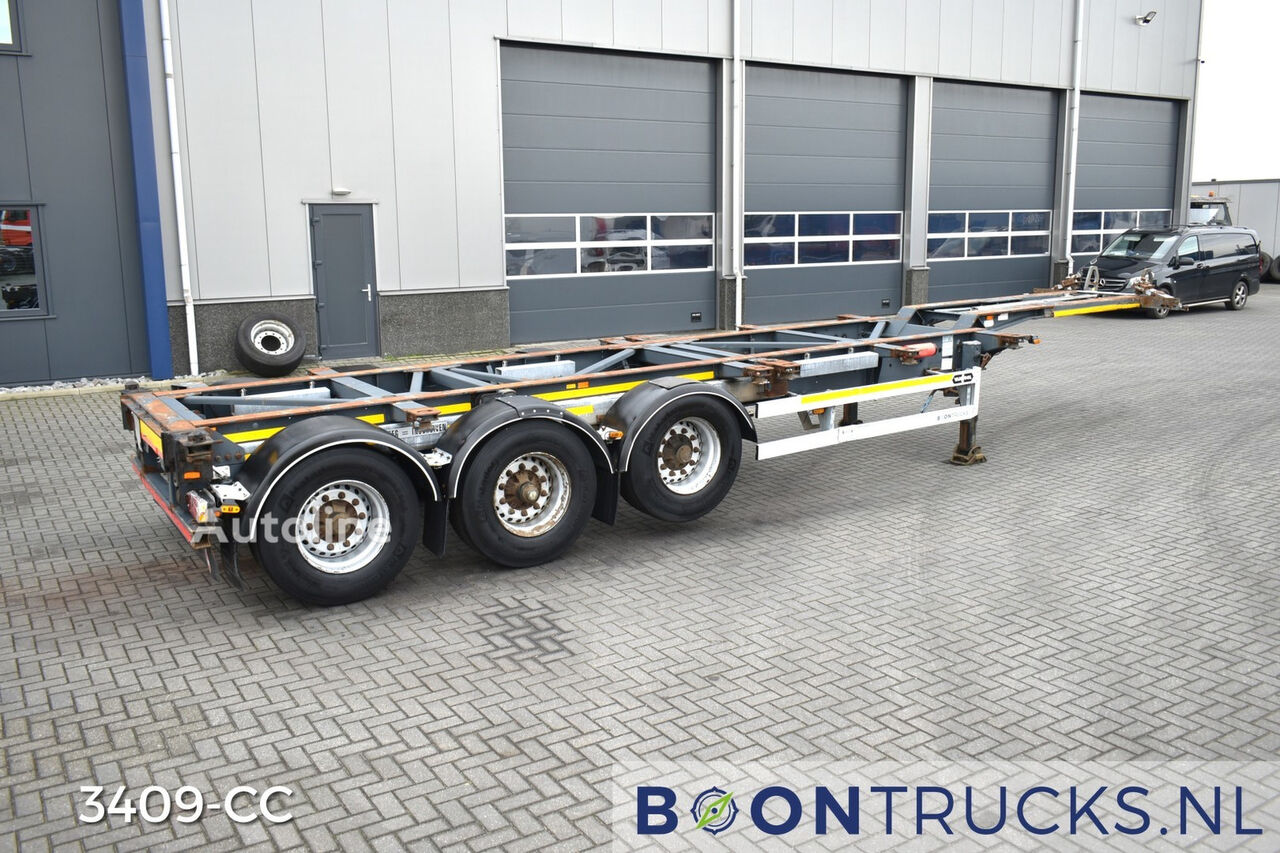 semi-remorque porte-conteneurs Van Hool 3B0071 | 2x20-30-40-45ft HC * LIFT AXLE * 2x EXTENDABLE