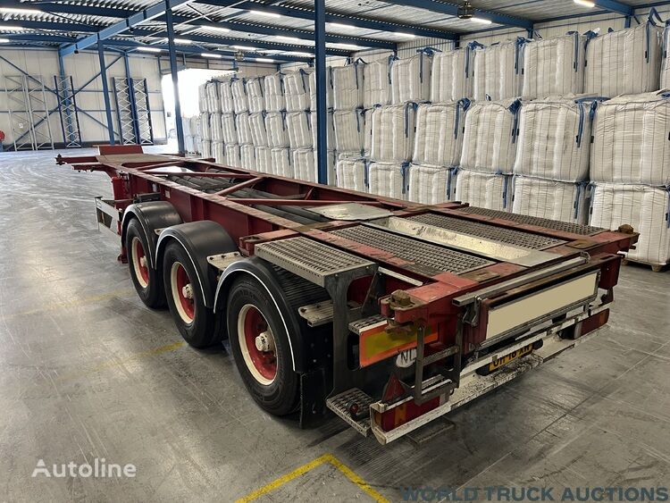 العربات نصف المقطورة شاحنة نقل الحاويات Van Hool 3B2015 | (Tank)Container Chassis 20ft - 30ft ADR | Semi-