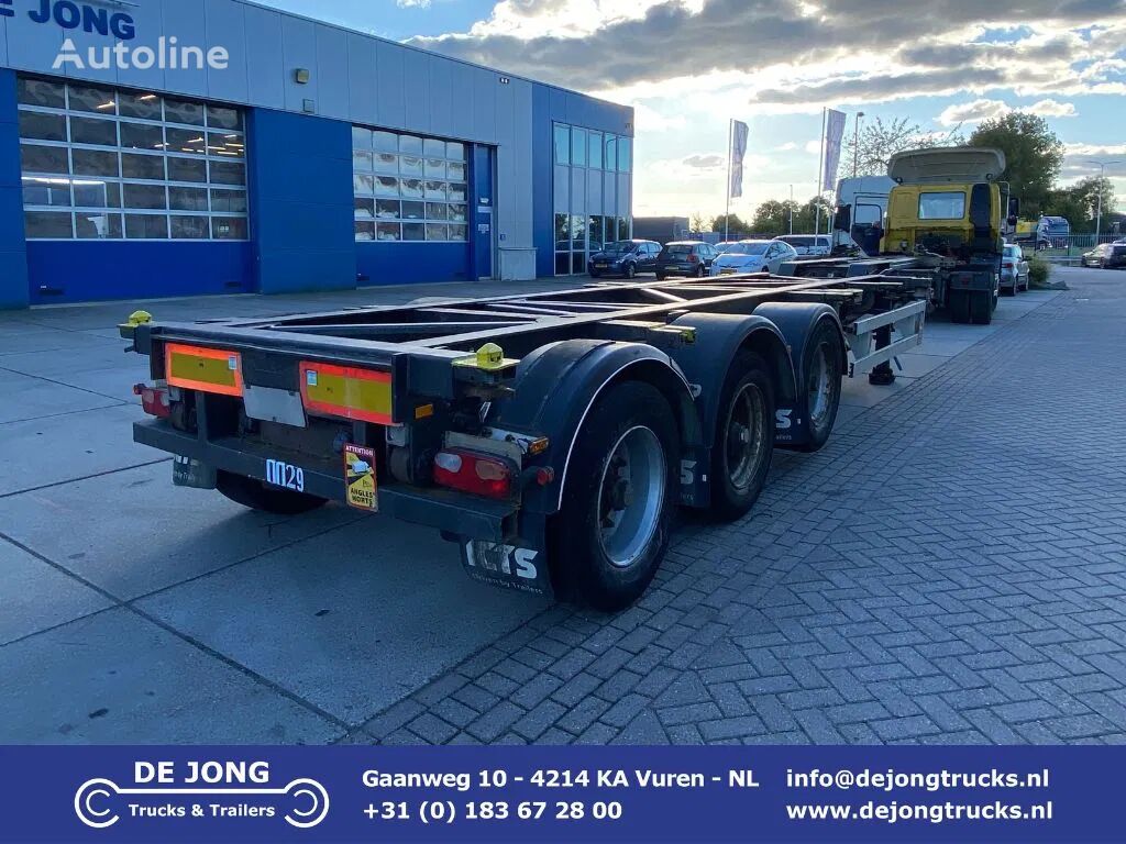 konteinerių važiuoklė puspriekabė Van Hool / Container chassis / 4982 hours! / Underslung Genset 2011 Carri