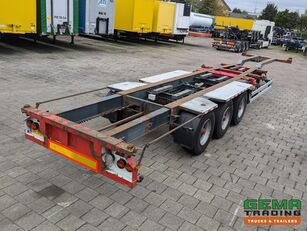 semi-remorque porte-conteneurs Zwalve OCM 3 15 27 3-Assen BPW Lift-as - Drum Brakes (O1987)