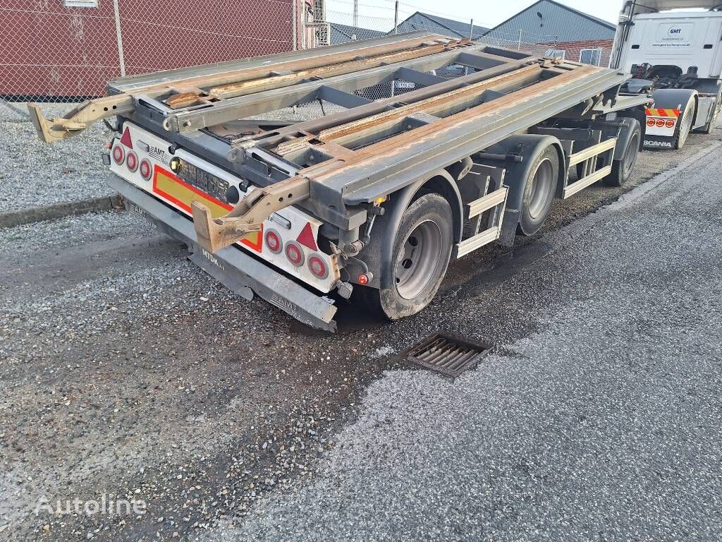 AMT AO365 3 akslet overføringsanhænger 6,5-7 m container aanhanger