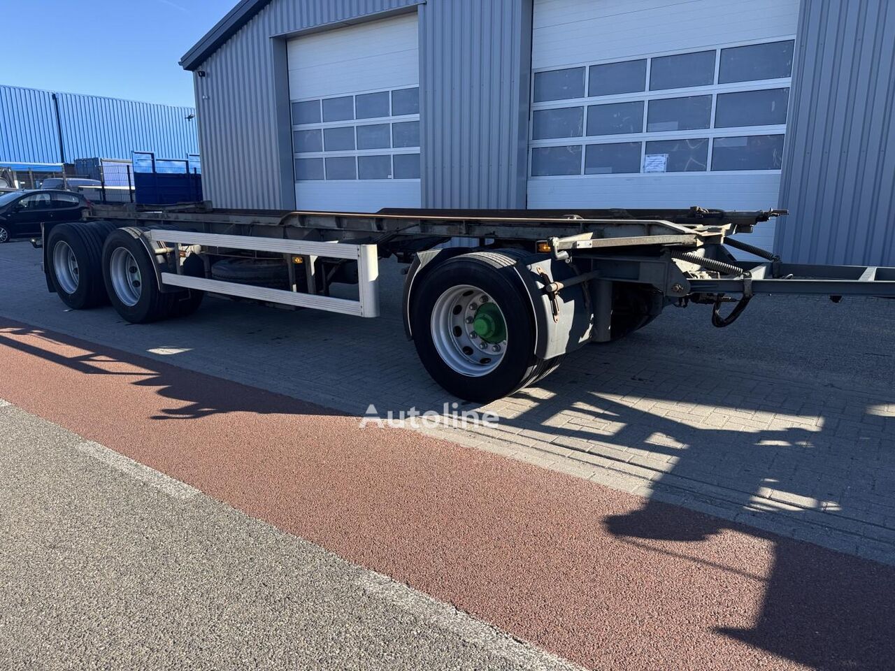 Contar A 1018 LCS, Cabel- / Kabel Container Roll-Berry container chassis trailer - Autoline