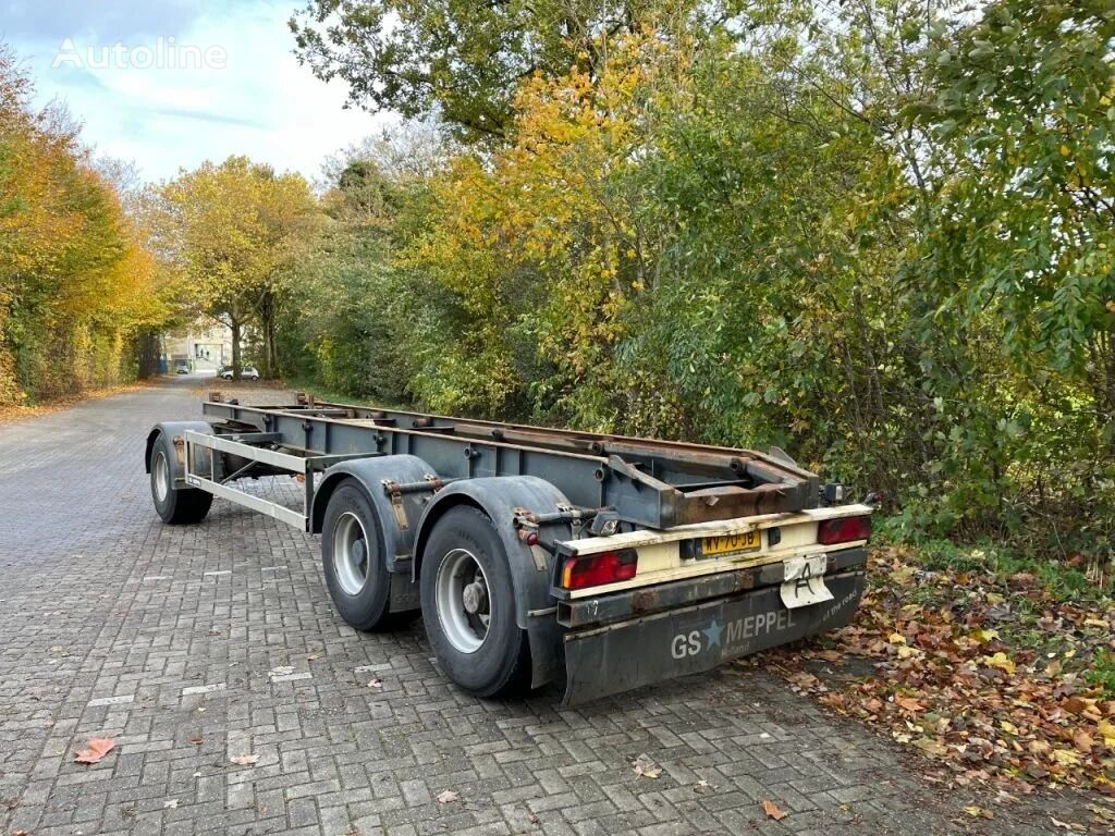 trailer sasis kontainer GS Meppel - AIC-2700 N - APK NIEUW