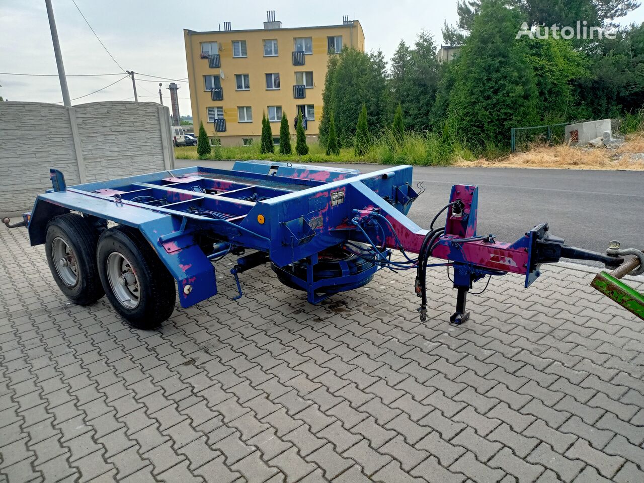 Georg GME 8 container chassis trailer