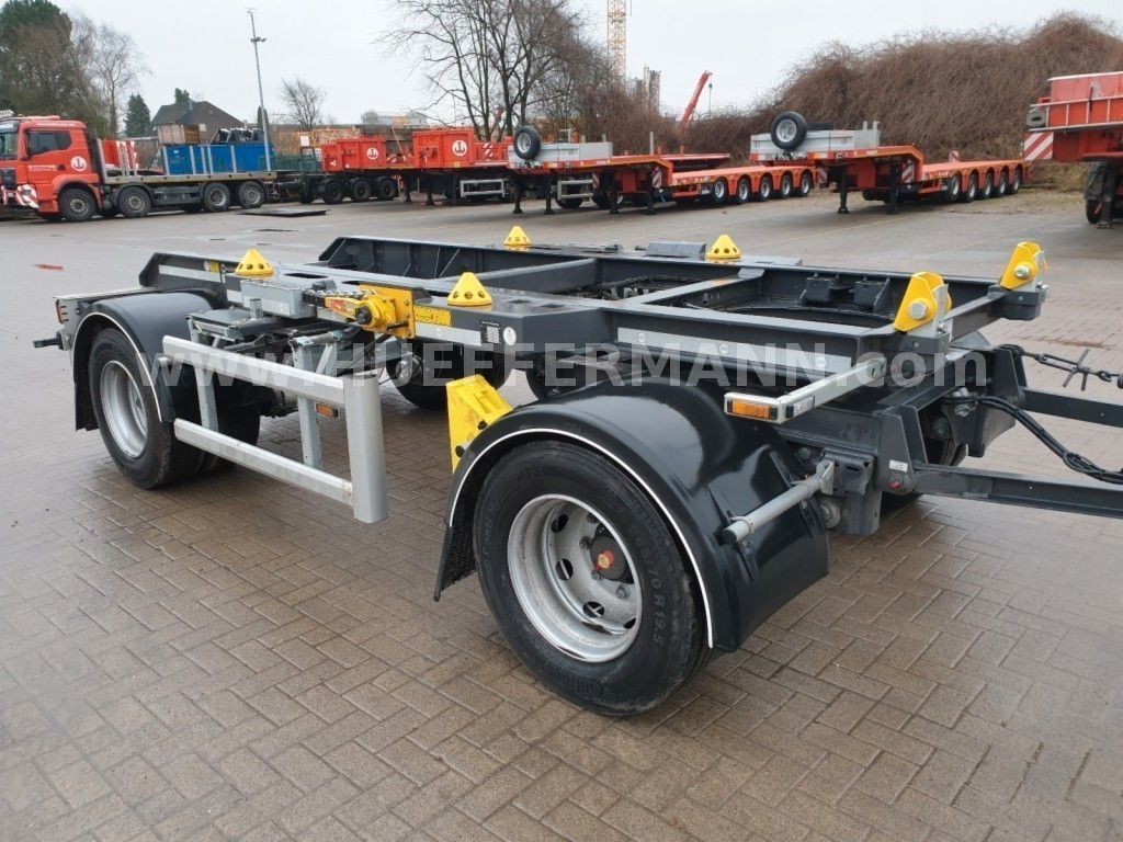 Hüffermann 2-achs Muldenanhänger / HMA 20.12 LS / 20.45 LS container chassis trailer