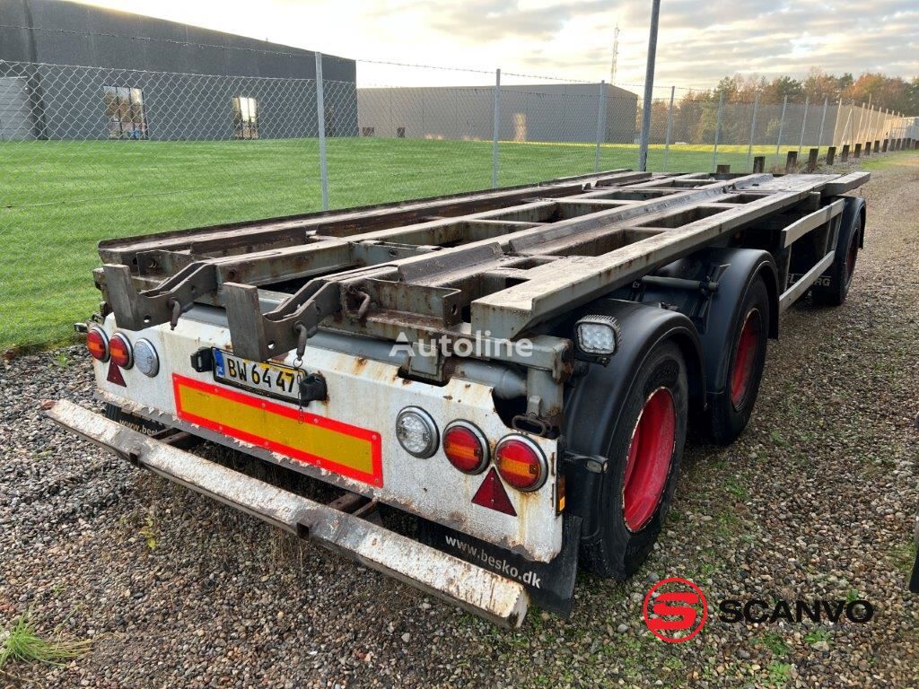 Kel-Berg D24B3 - 6,5 - 7,0 mtr containere anhænger containerchassis