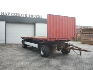 приколка за превоз на контејнери Krone AZ 2as anhanger with twistlocks and plateau