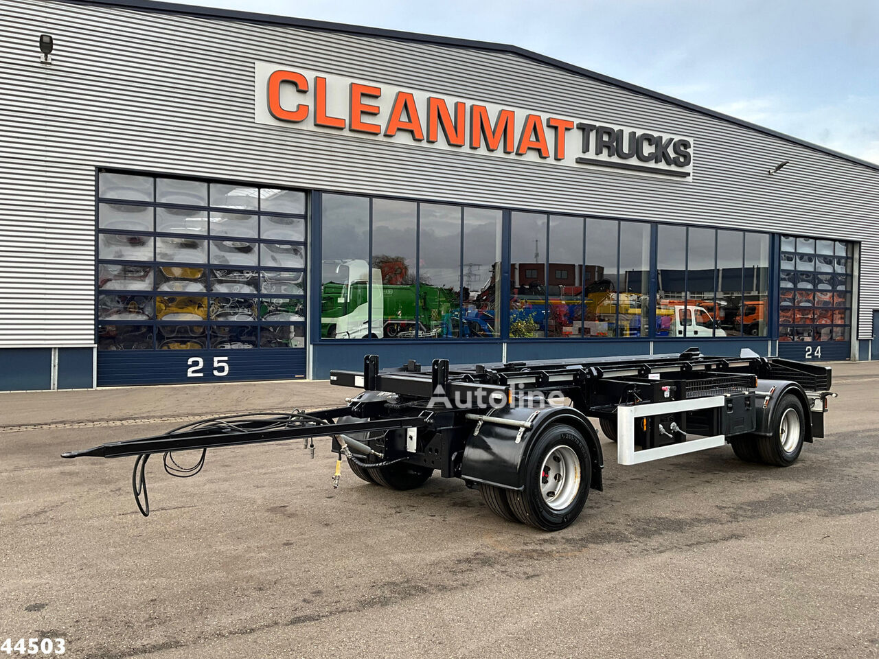 Remorque porte-conteneur Noyens 2-assige containeraanhangwagen - Autoline