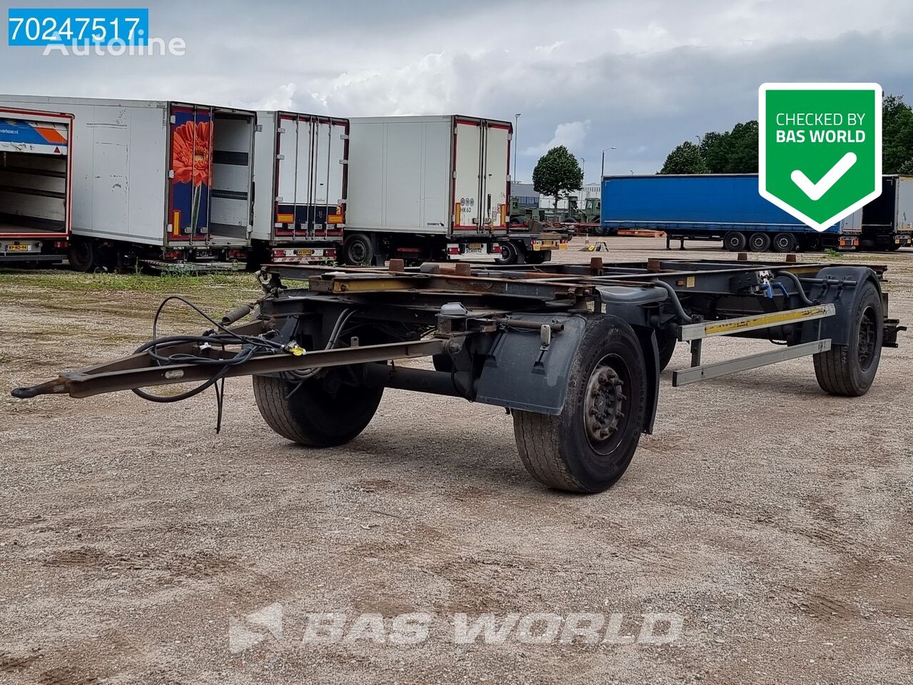 Schmitz Cargobull AWF 18 container chassis trailer