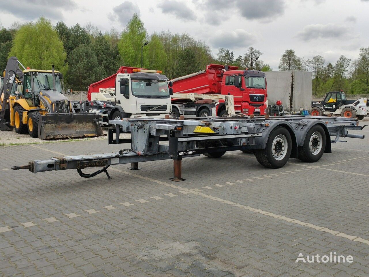 Spier Trailer Spier ZWL 290 BDF 18.000KG BDF container chassis trailer