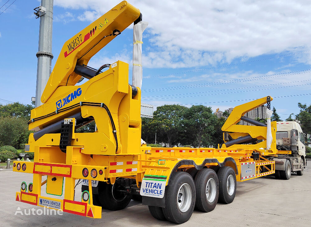 rơ moóc khung xe công ten nơ Titan MQH37A Side Loader Trailer for Sale - Y mới