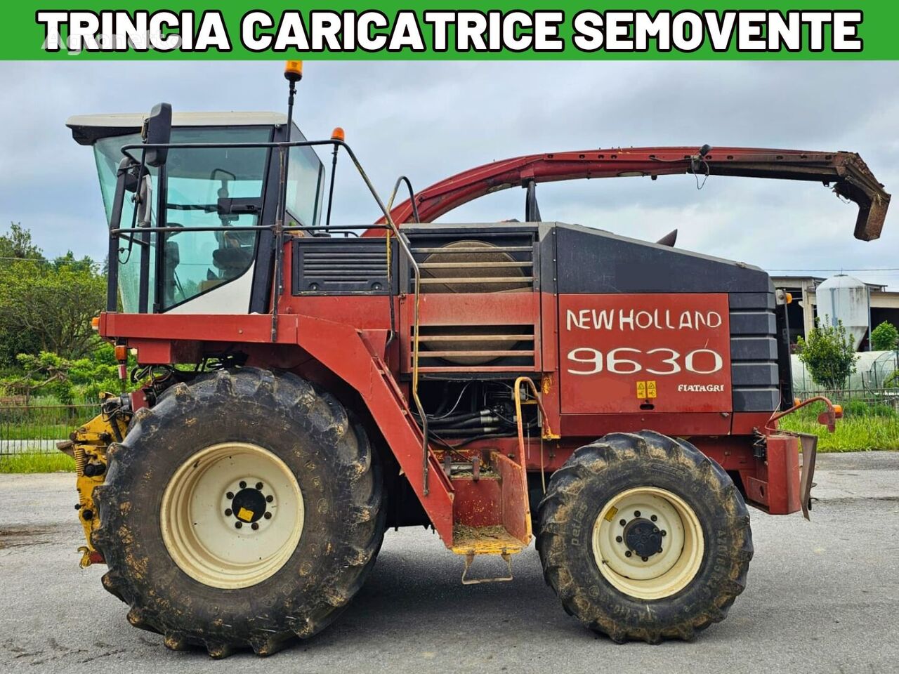 New Holland 9630 TRINCIA PUNTA DA MAIS corn harvester