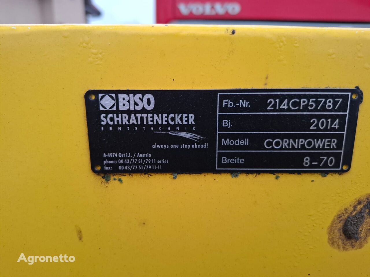 Biso CORNPOWER 8 cabezal de maíz