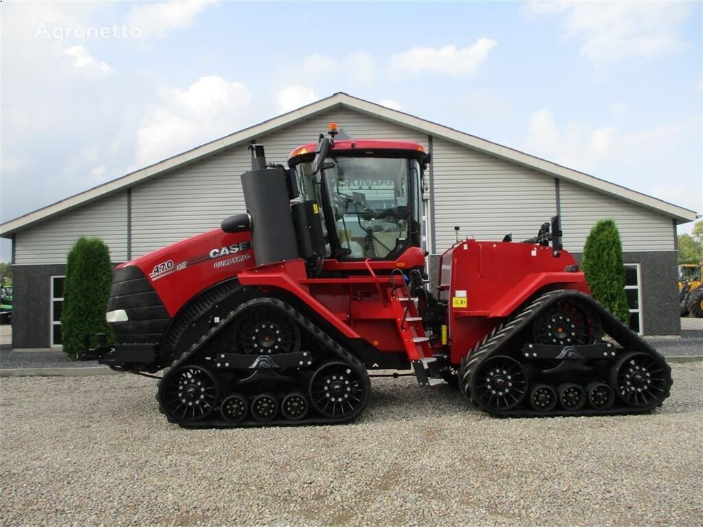 верижен трактор Case IH Quadtrac 470 med 1000omd PTO & 30tommer / 76cm bånd på. GPS anlæ