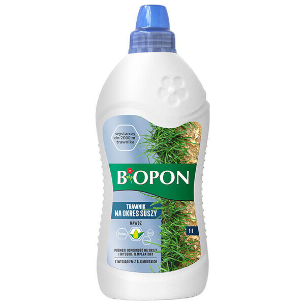 phân bón phức hợp Biopon Nawóz Do Trawnika Na Okres Suszy Płyn 1l mới