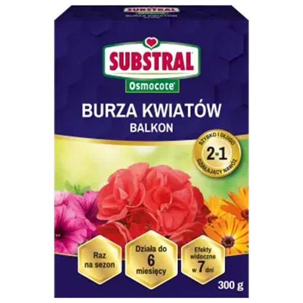 جديد الأسمدة المعقدة Nawóz Osmocote 2w1 Burza Kwiatów 6 miesięcy 300G Substral