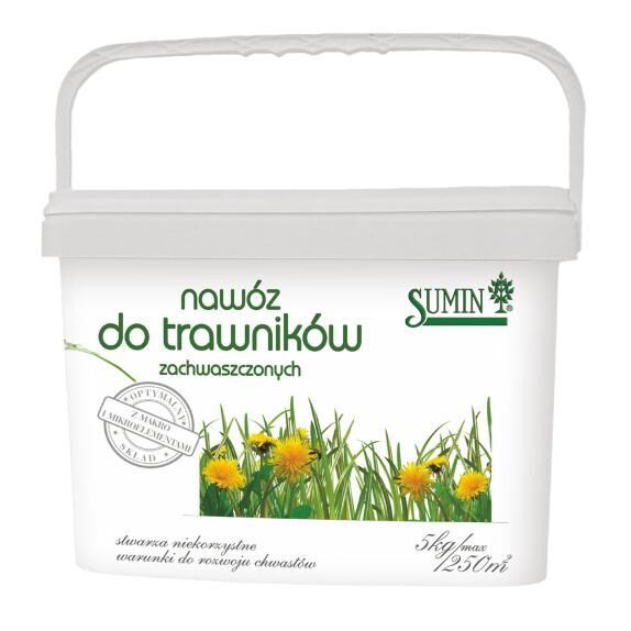 Mēslojums nezāļu zālieniem OPTIMĀLAIS SASTĀVS Sumin 5KG