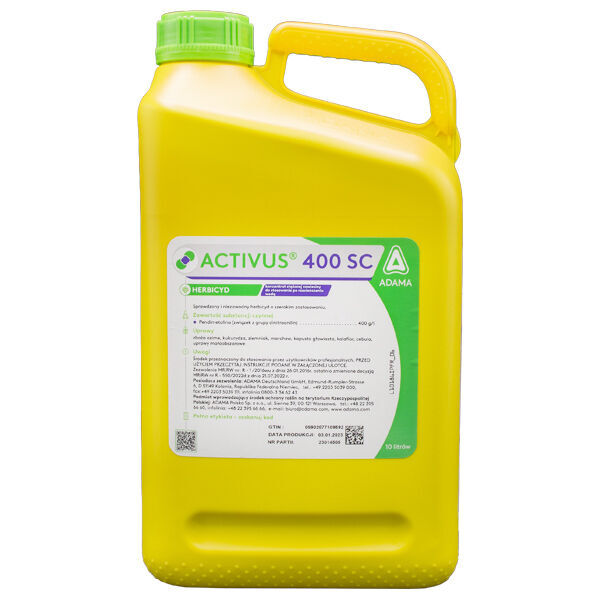 nieuw Adama ACTIVUS 400 SC 10L pendimetalina herbicide