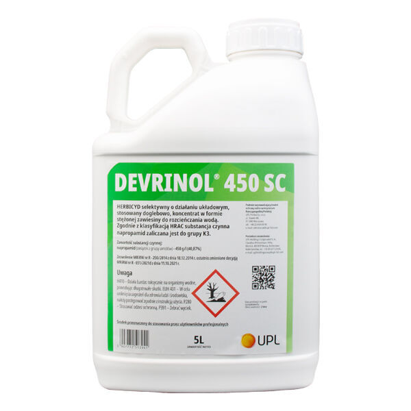 신품 제초제 Devrinol 450 SC 5L