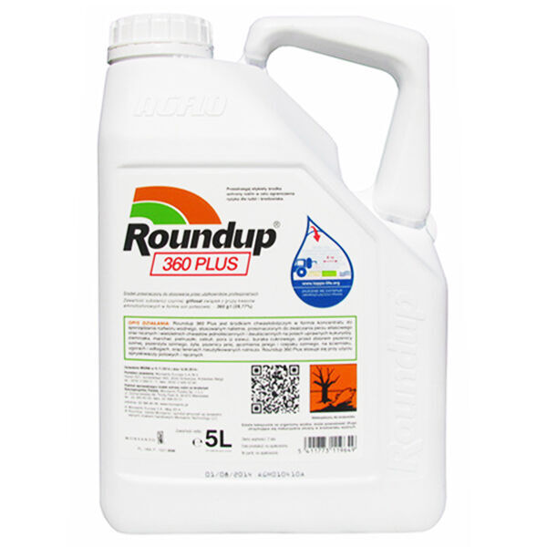 uudet Monsanto Roundup 360 SL Plus (Randap) 5L rikkakasvien torjunta-aine