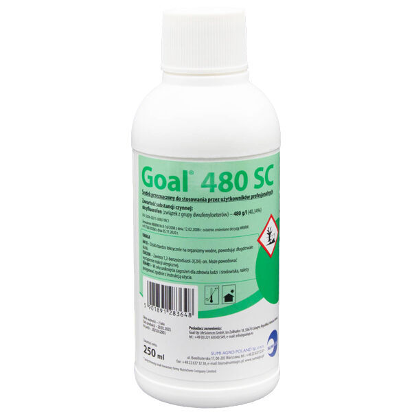 naujas herbicidas Sumi Agro Goal 480 Sc 0,25l