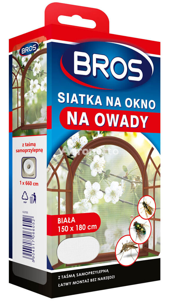 new Bros SIATKA  OKNO  150x180 BIAŁA insecticide