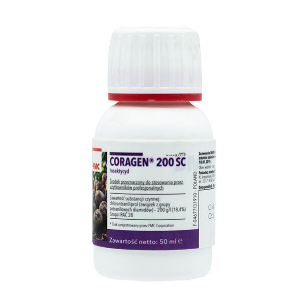 inseticida FMC Coragen 200 SC 50ML novo