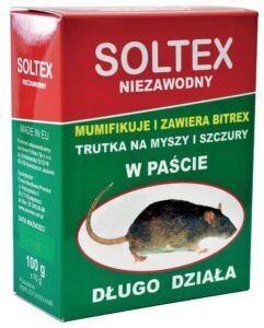 insecticide SOLTEX pasta na myszy i szczury 250g neuf