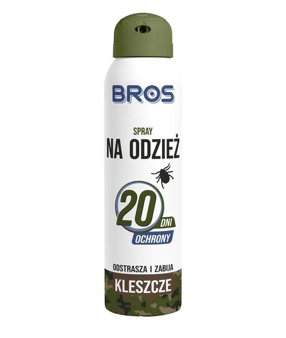 Spray na odzież, odstrasza i zabija kleszcze, 90ml insecticida