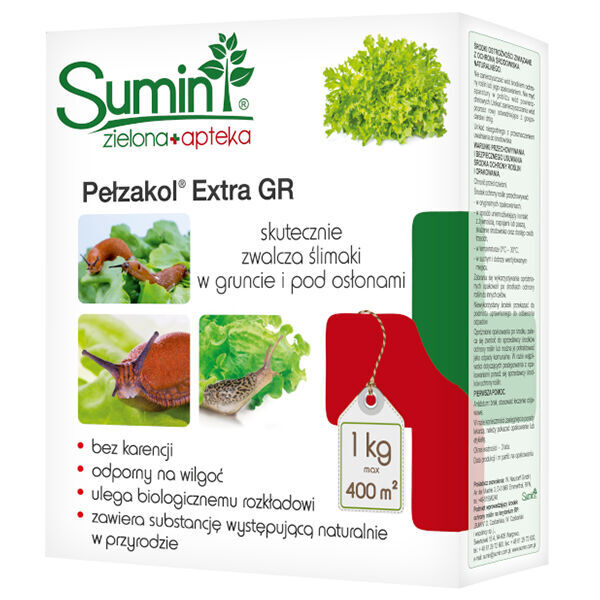 Pełzakol Extra GR 1KG R-34/2015 Sumin molusquicida nuevo