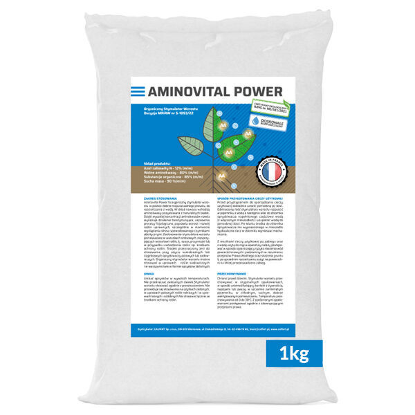 AminoVital Power 1KG - aminokwasy, biostymulator promotor del crecimiento de las plantas nuevo