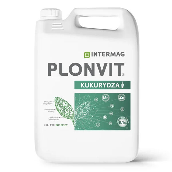 Intermag Plonvit Kukurydza Nutriboost 5L promotor del crecimiento de las plantas nuevo