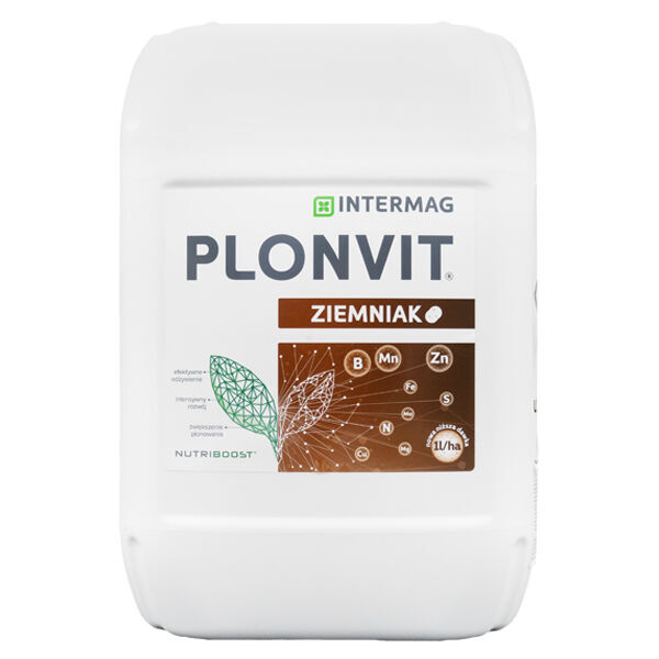 новый стимулятор роста растений Intermag Plonvit Ziemniak Nutriboost 10L