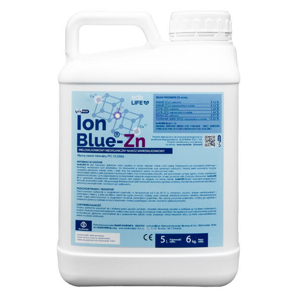 новый стимулятор роста растений Ionblue Zn (cynk) 5l