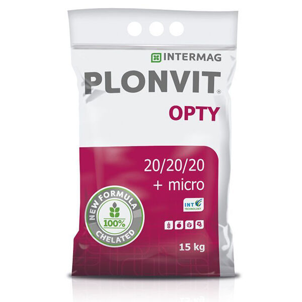 новый стимулятор роста растений Plonvit Opty 20/20/20 + micro 15KG