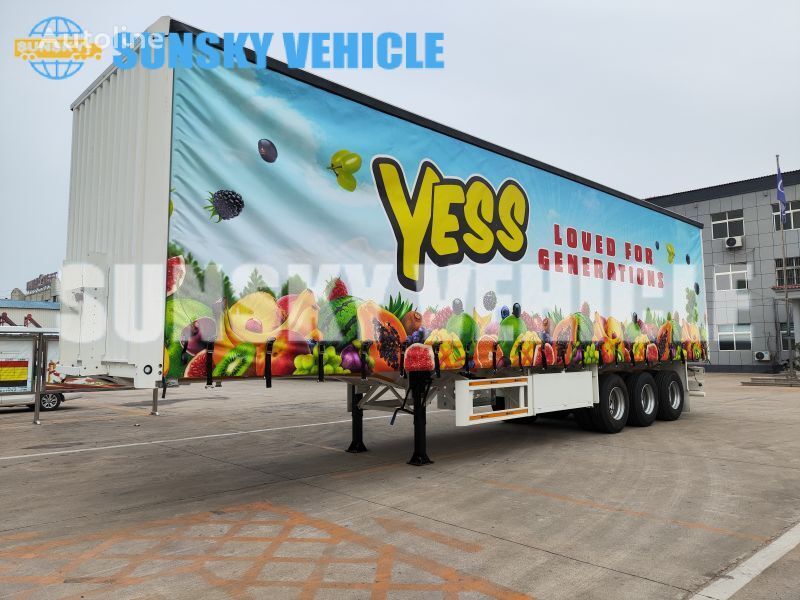 new curtain side semi-trailer